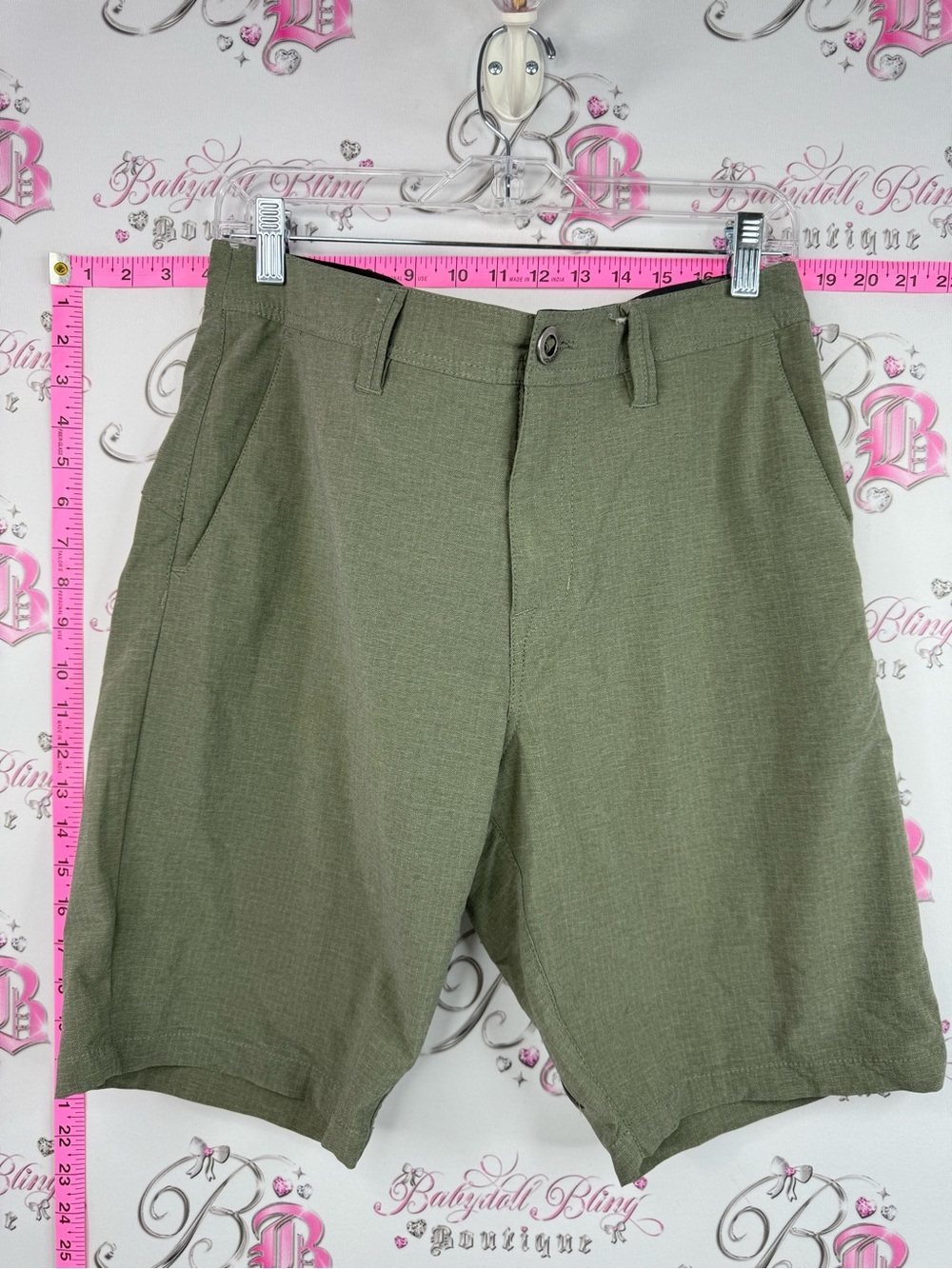 Volcom shorts surf and turf Men's Olive Green Athletic Shorts